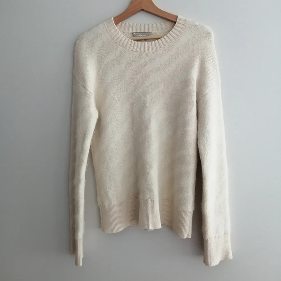 Everlane The Alpaca Tiger Jacquard Crewneck Sweater Wool Alpaca Blend Small - Picture 3 of 16